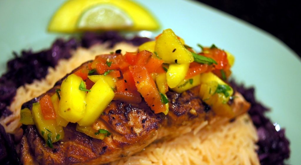 Pan-Roasted Wild-Caught Salmon with Asian-Inspired Marinade